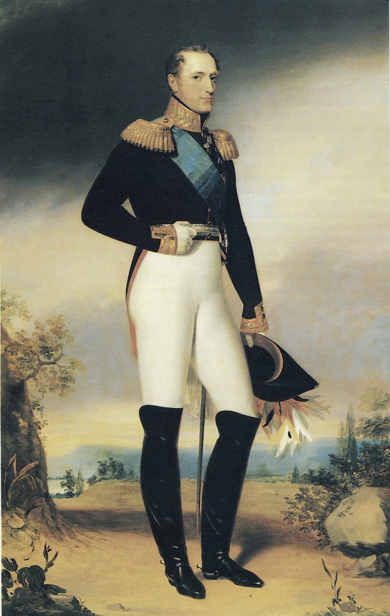 Retrato del emperador ruso Nicolás I de George Dawe