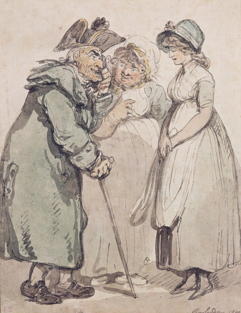 La Introducción, 1800 de George Derville Rowlandson