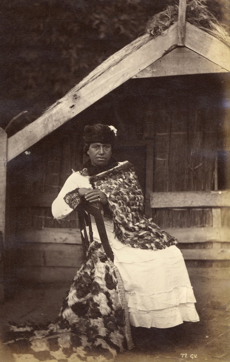 Guía Kate, Te Wairoa, 1885 (impresión de albúmina) de George Dobson Valentine