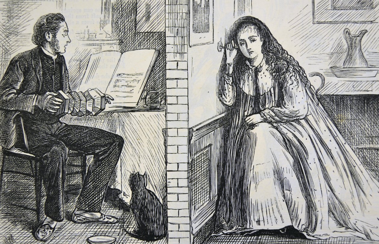 Vibración del sonido, 1871 de George du Maurier