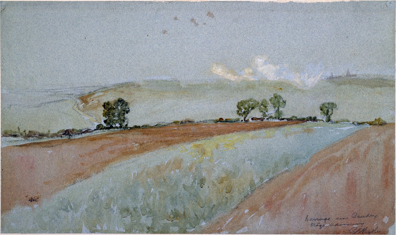Una barrera, Caudry, 2º Otago atacando de George Edmund Butler