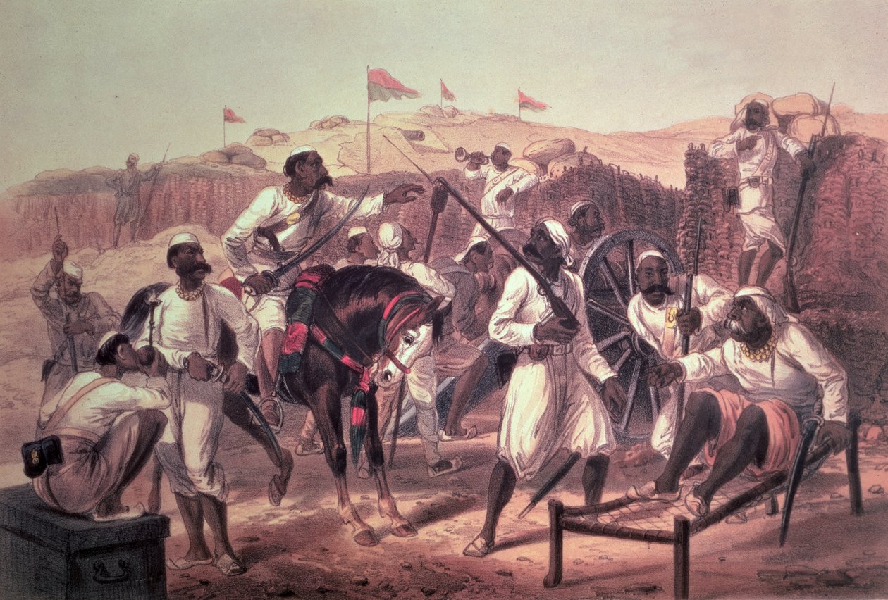 Sepoys amotinados, de 