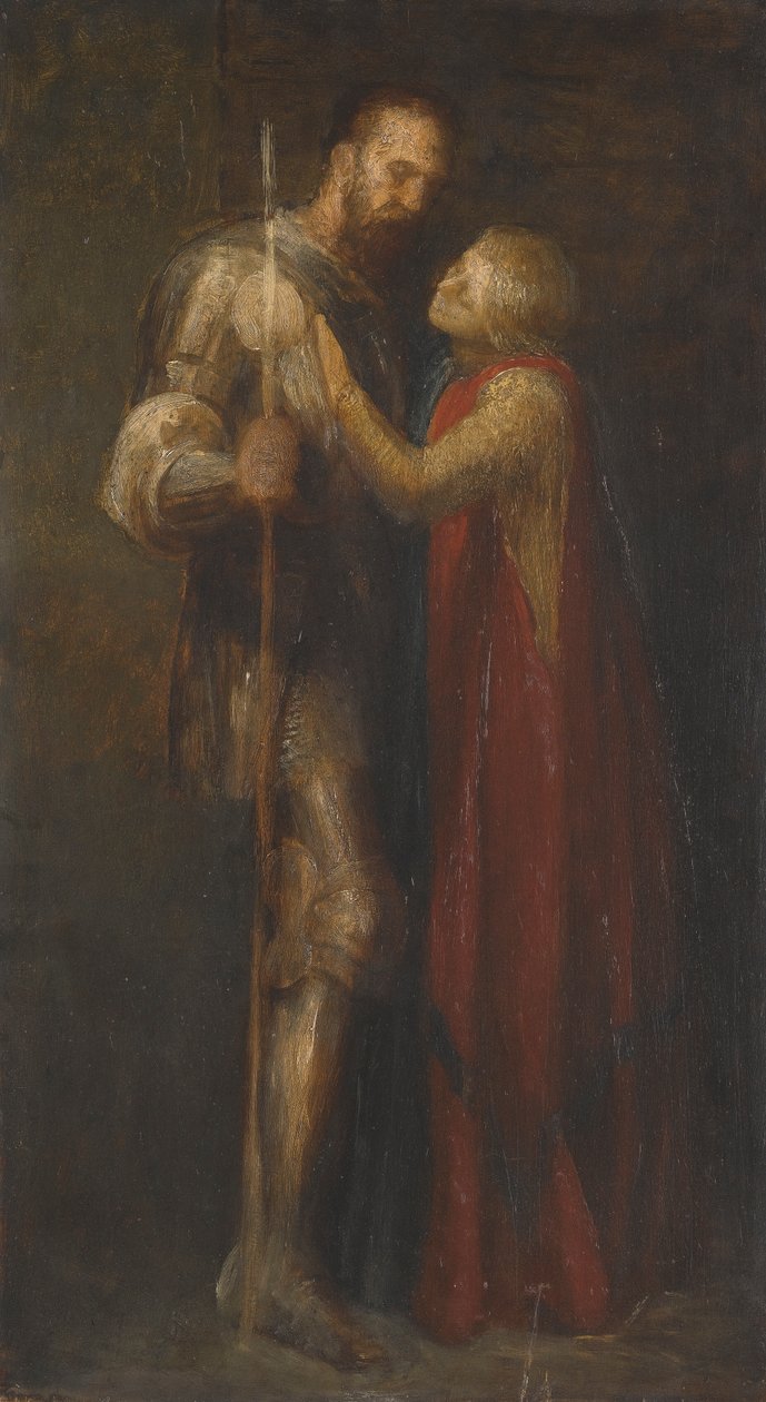 Caballero y doncella de George Frederick Watts