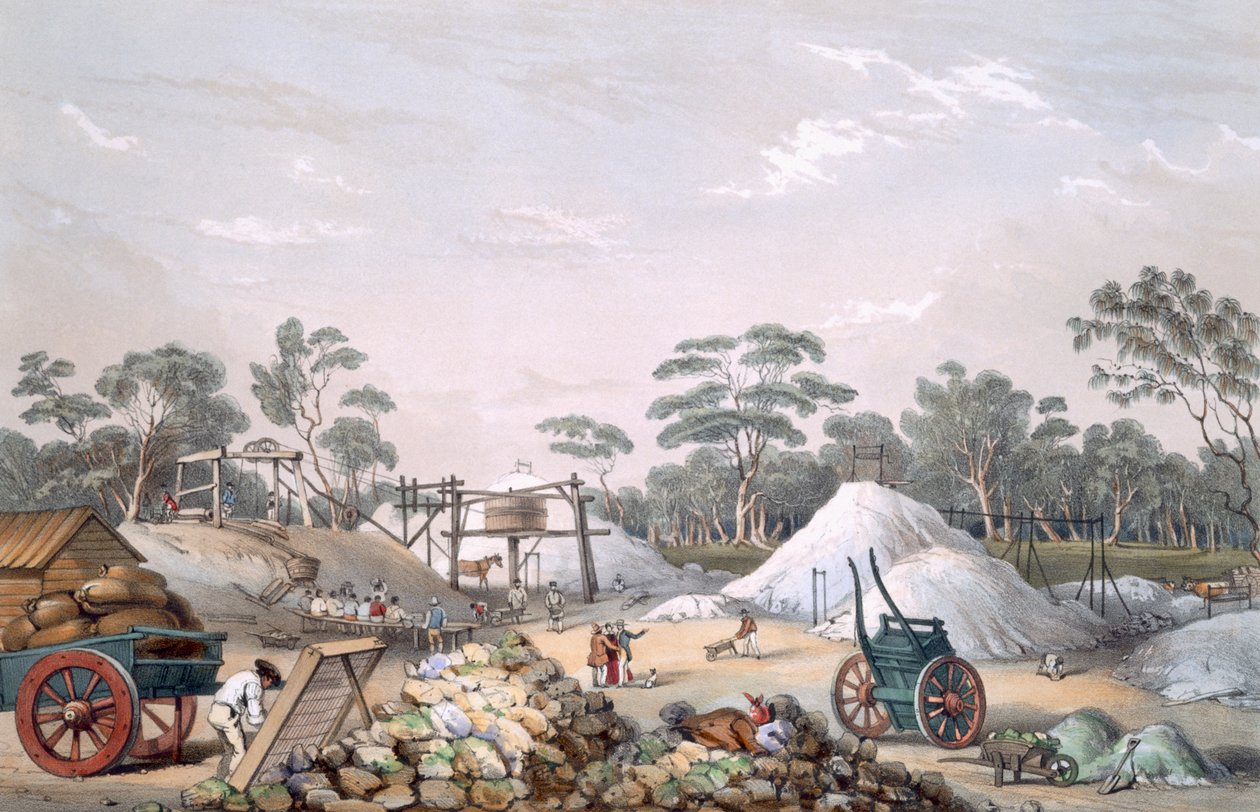 La mina de cobre de Kapunda, de 