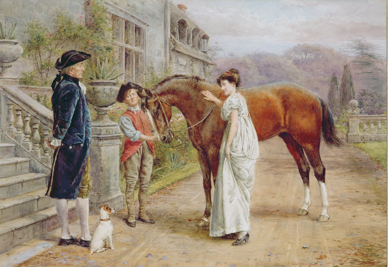 Una yegua favorita de George Goodwin Kilburne
