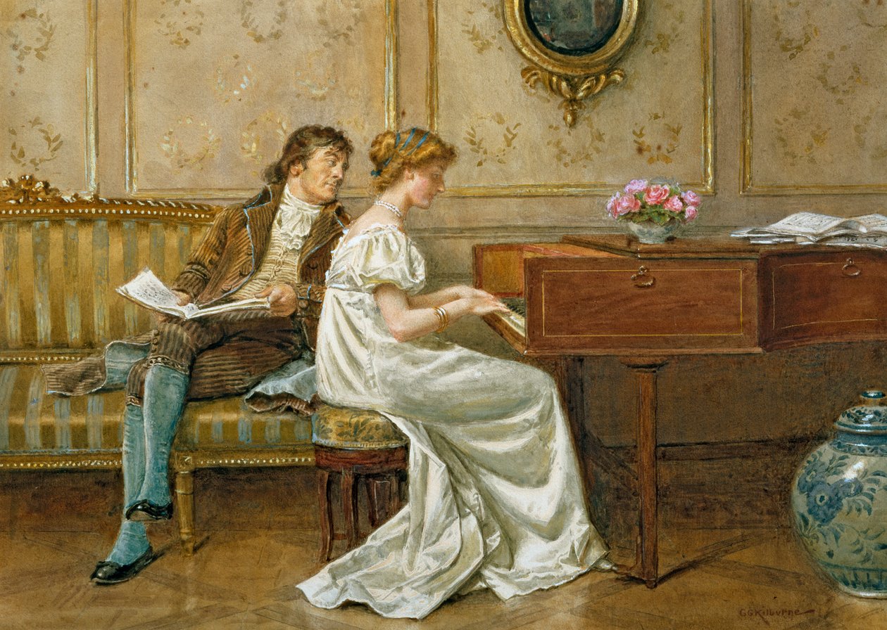 El Nuevo Espineta de George Goodwin Kilburne