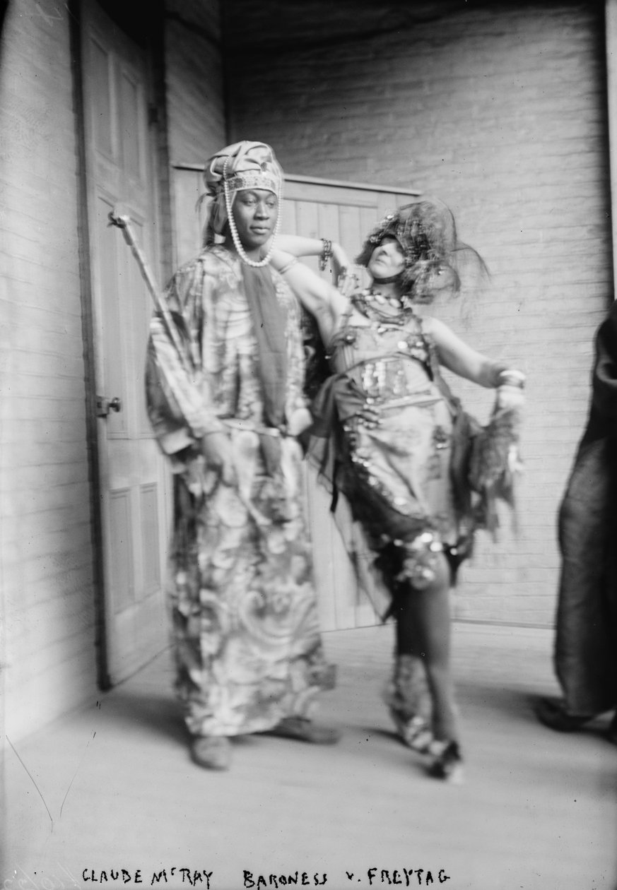 Claude McKay y la baronesa Von Freytag-Loringhoven, c.1915 de George Grantham Bain