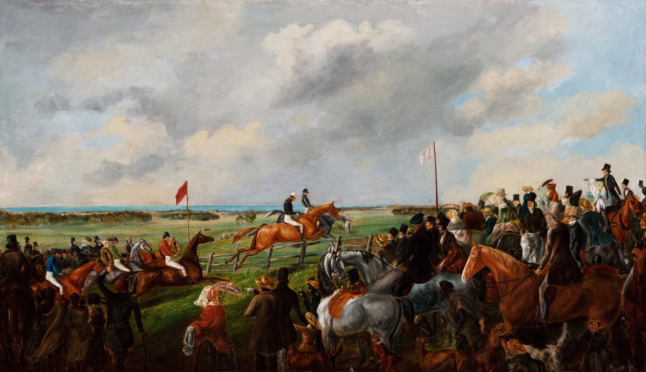 La primera carrera de obstáculos en Australia del Sur, 25 de septiembre de 1846 de George Hamilton