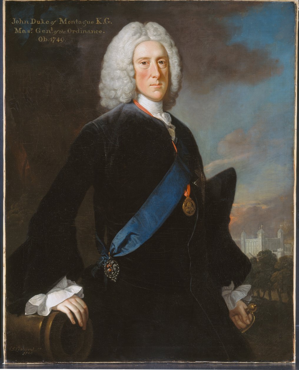 General John, 2º Duque de Montagu (c.1688-1749) Maestro General de la Artillería, c.1740 de George Knapton