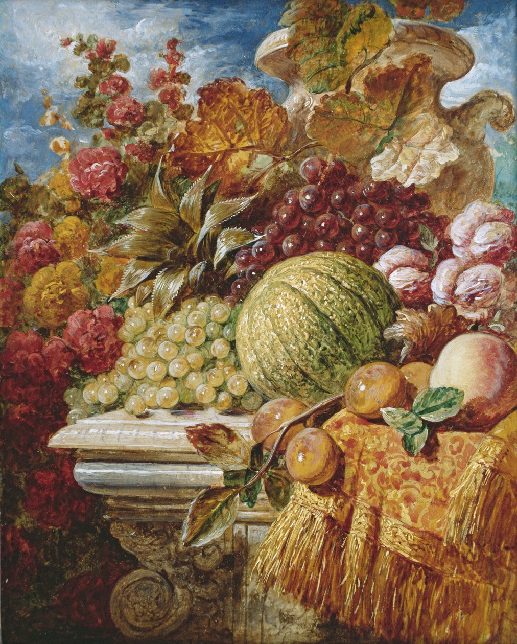 Naturaleza muerta con frutas de George Lance