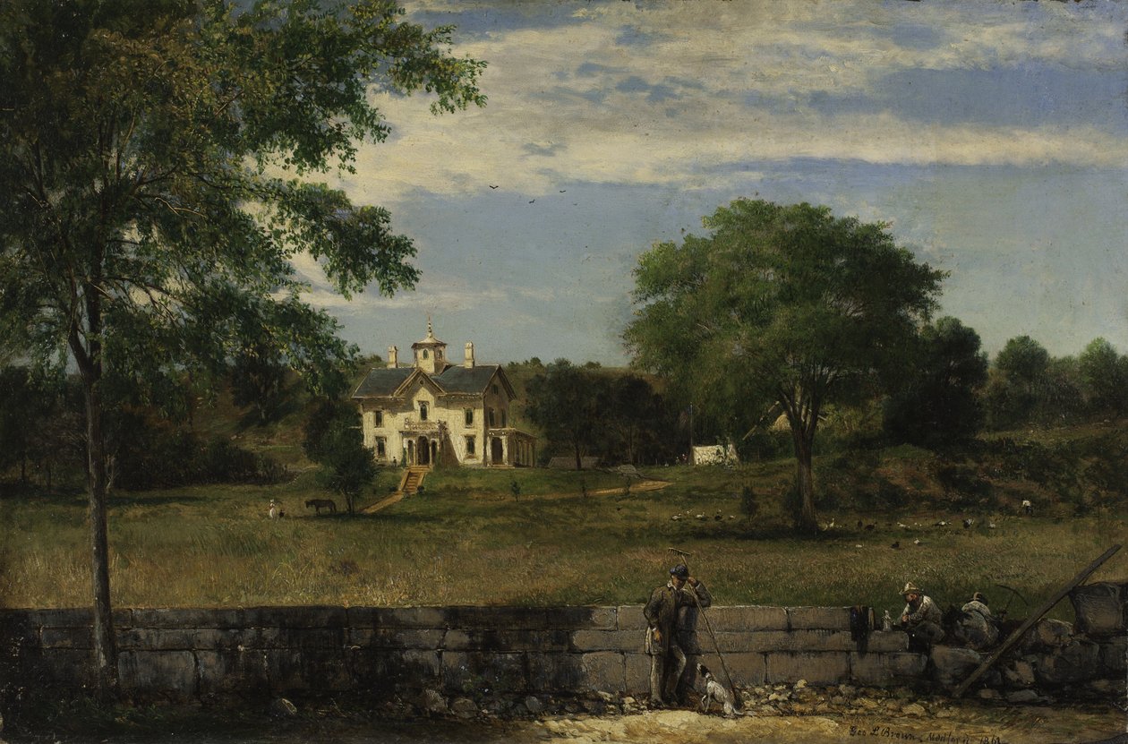 Efecto de la Mañana, Medford, Massachusetts de George Loring Brown