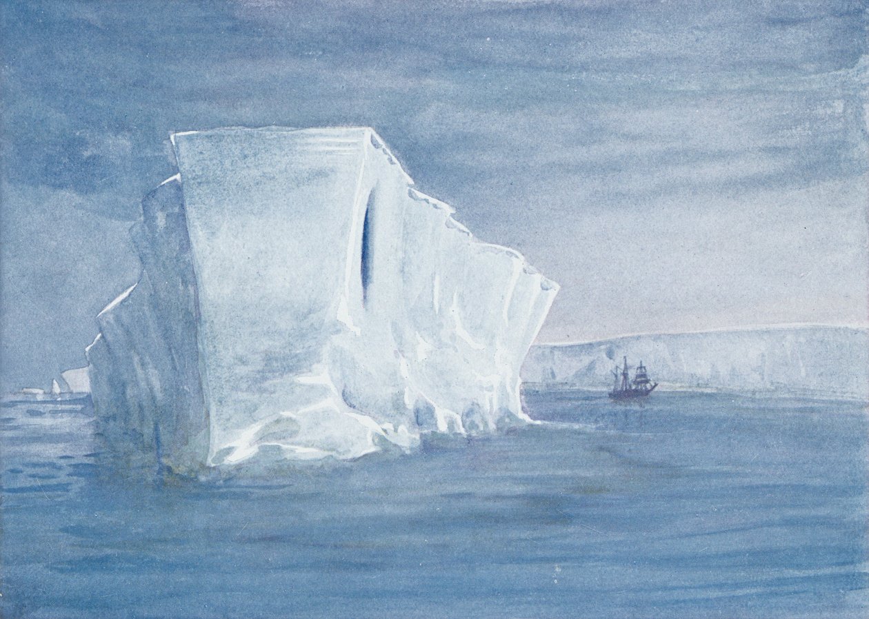 Un iceberg, ilustración de 