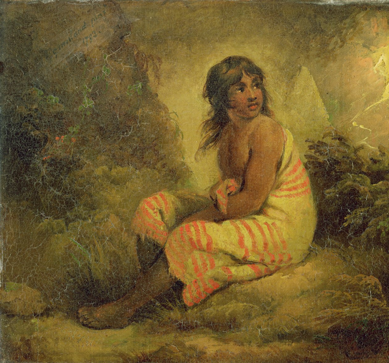 Chica india, 1793 de George Morland
