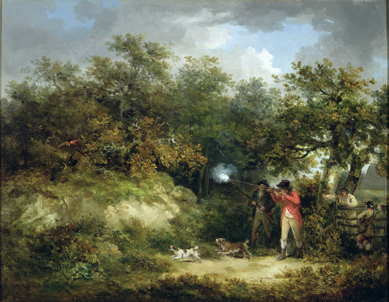 Caza de faisanes de George Morland