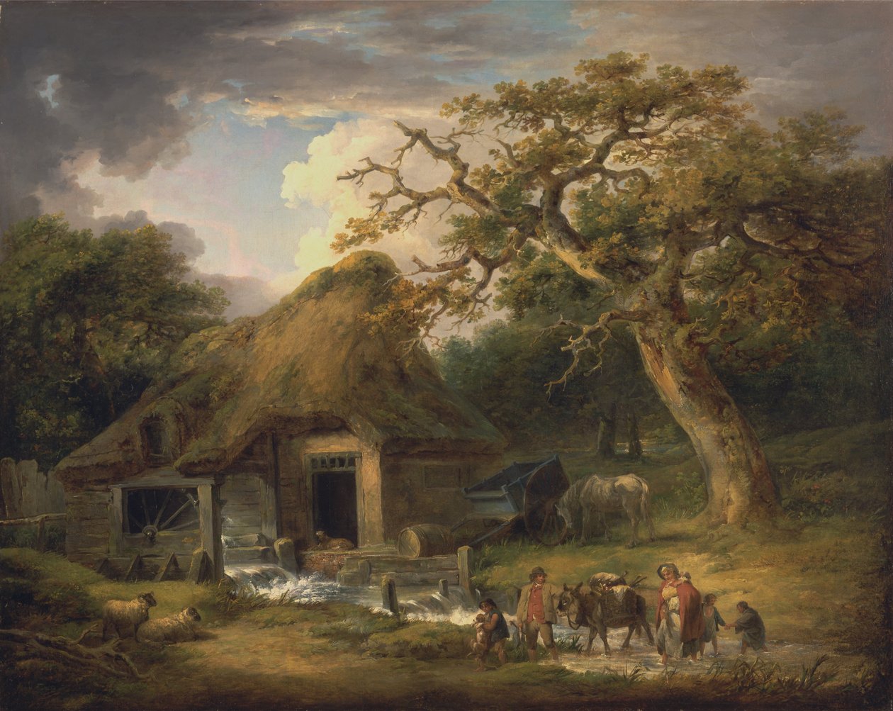 El Viejo Molino de Agua de George Morland
