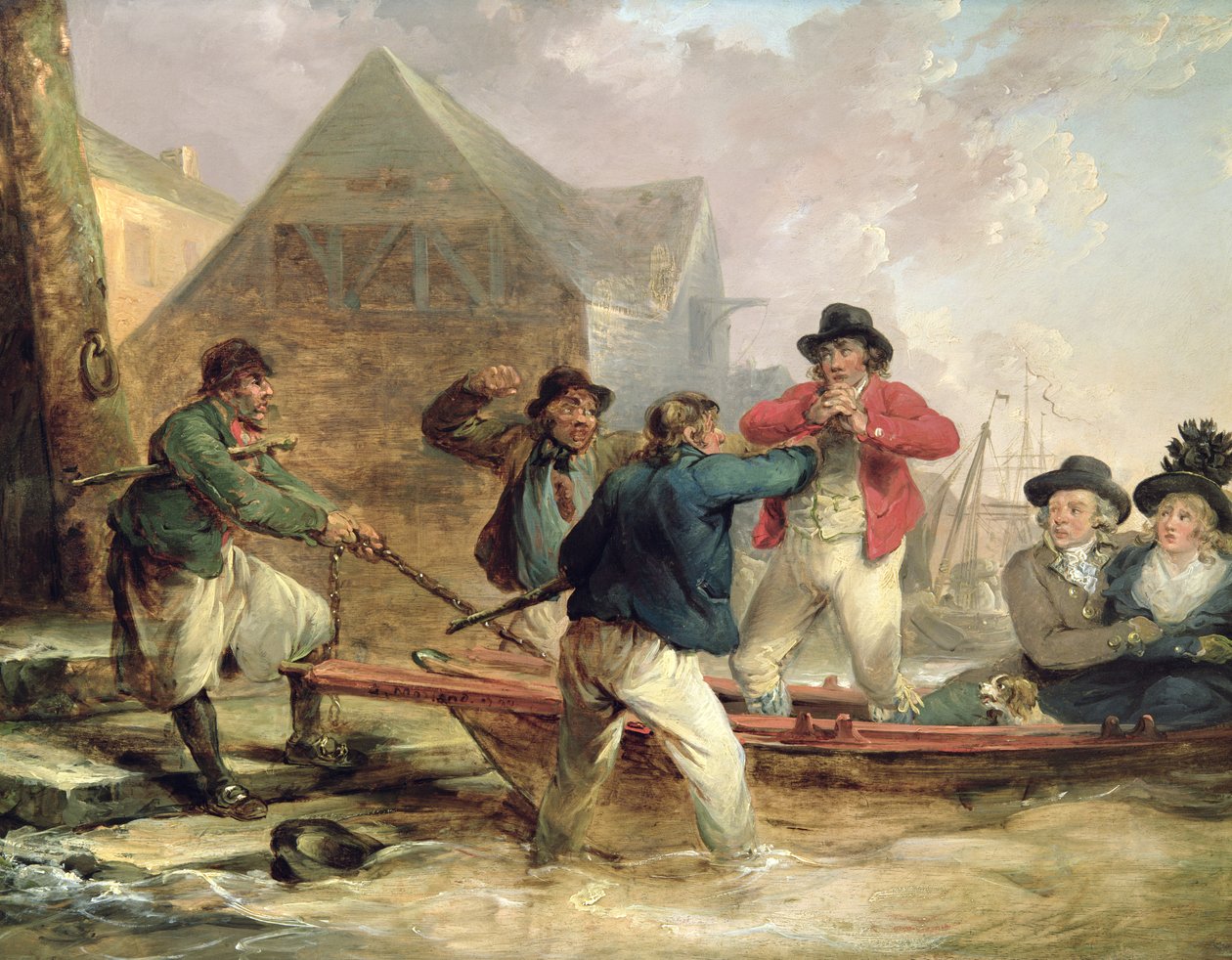 La leva, 1790 de George Morland