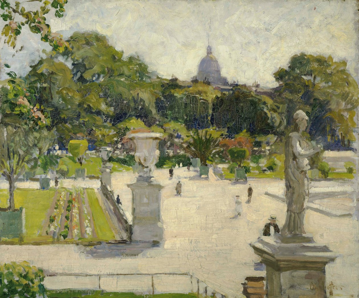 Jardines de Luxemburgo de George Oberteuffer