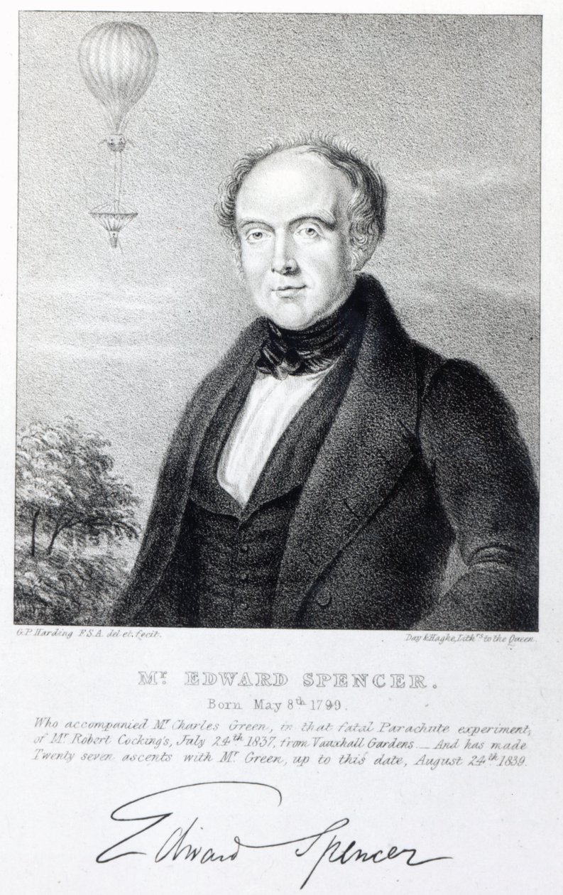 Sr. Edward Spencer, litografía de Day und Haghe, 1839 de George Perfect Harding