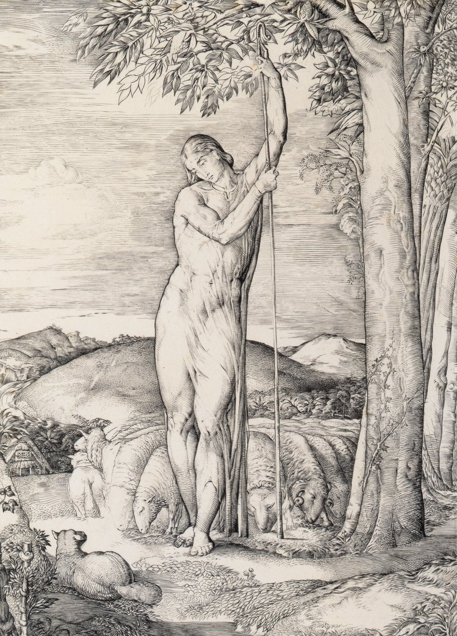 El Pastor, 1828 de George Richmond