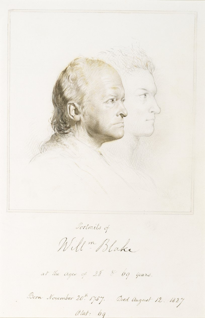William Blake (1757-1827) en Juventud y Vejez de George Richmond
