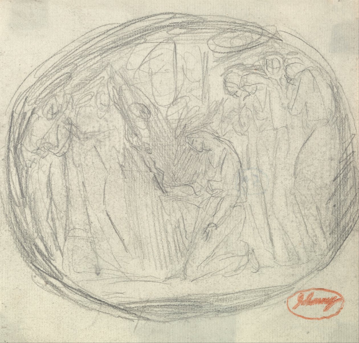 Ejecución de María Estuardo de George Romney