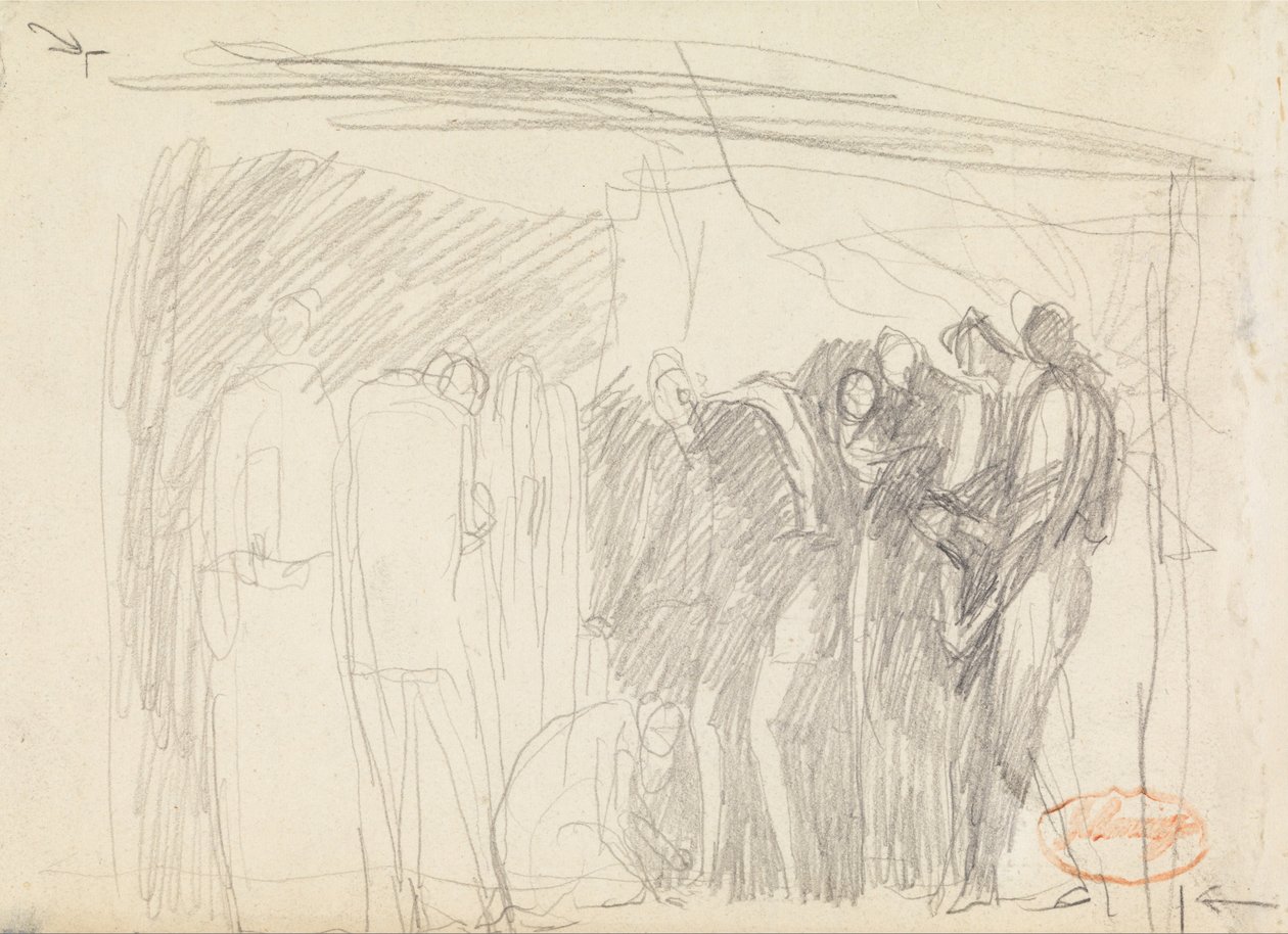 Estudio de composición de figuras 46 de George Romney