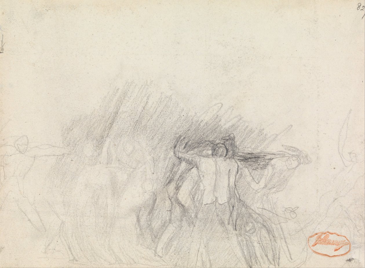 Estudio de composición de figuras 50 de George Romney