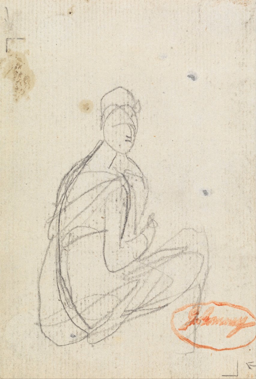 Estudio de figura de una mujer de George Romney