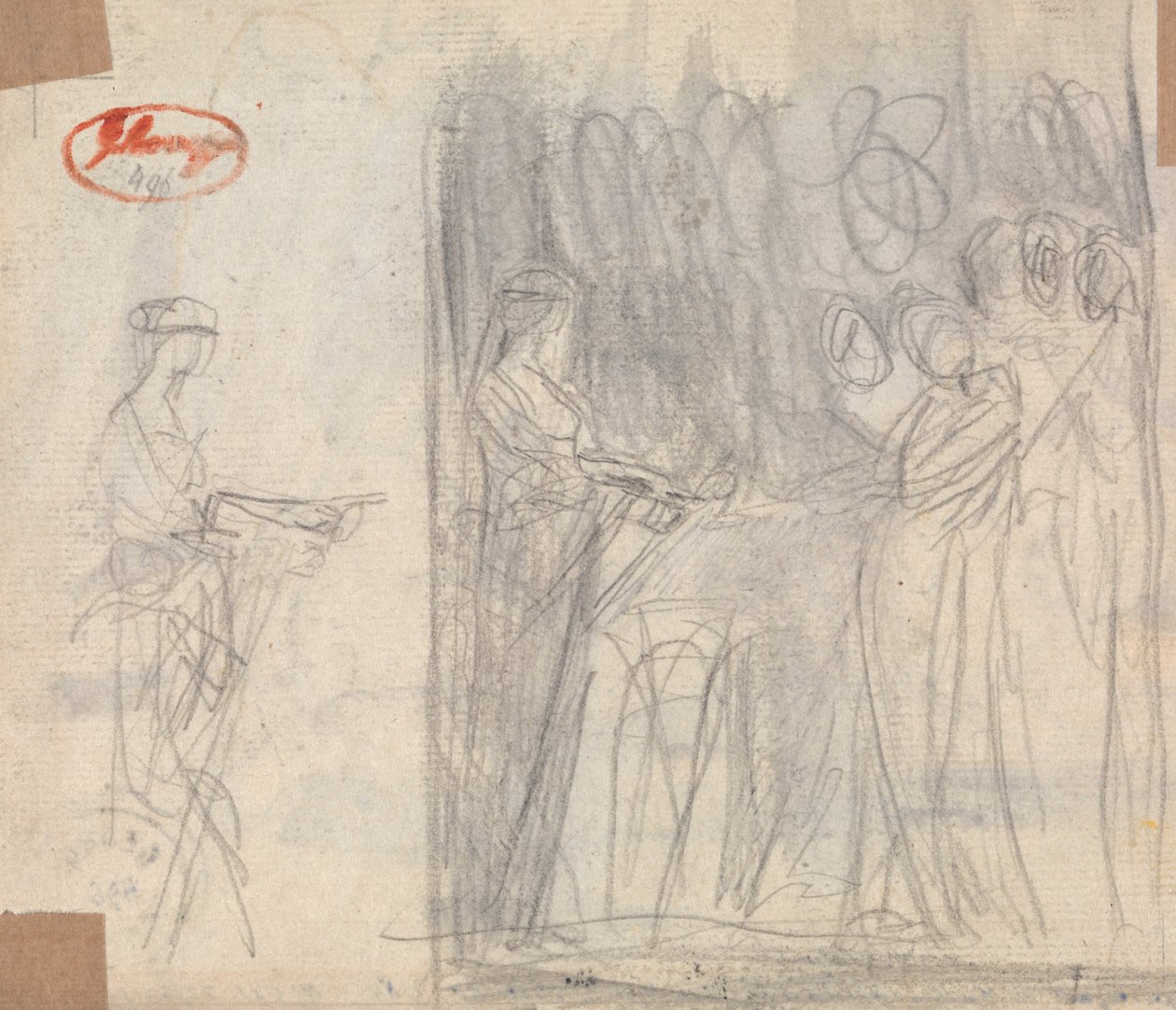 Iniciación de una ninfa rústica de George Romney
