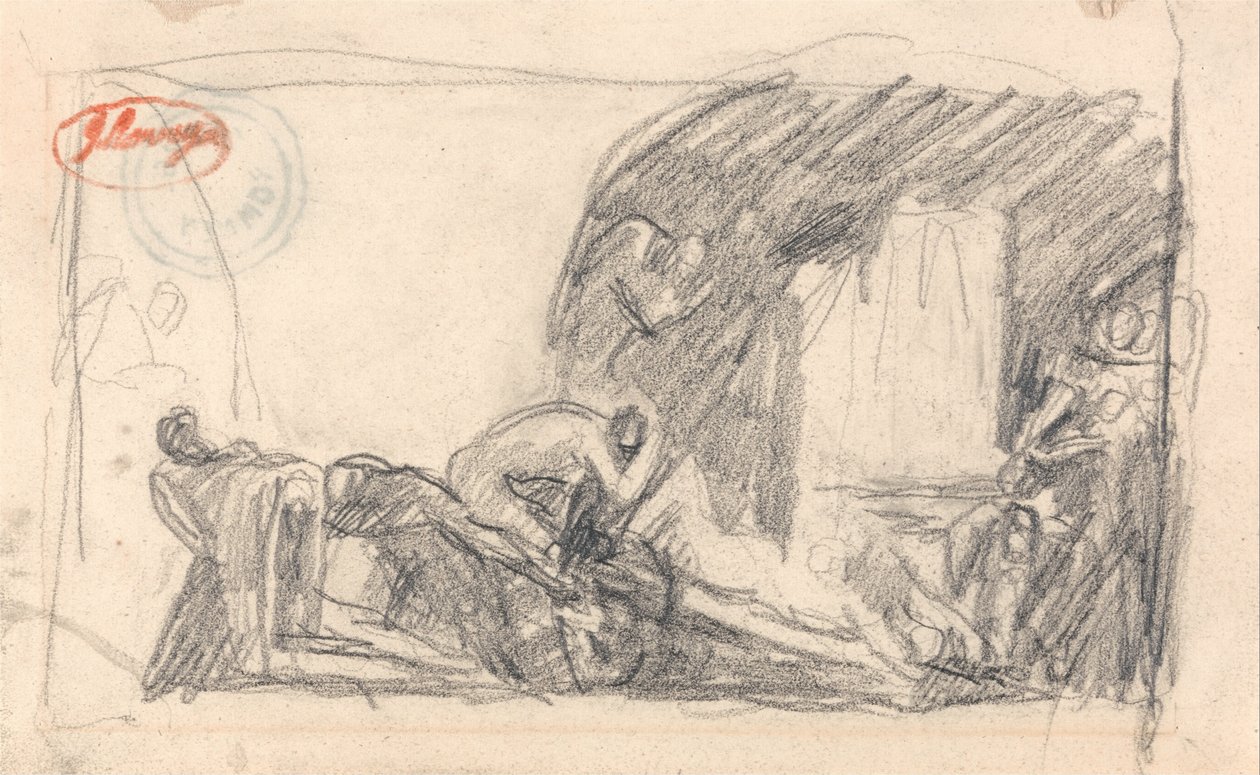 Escena de prisión de George Romney