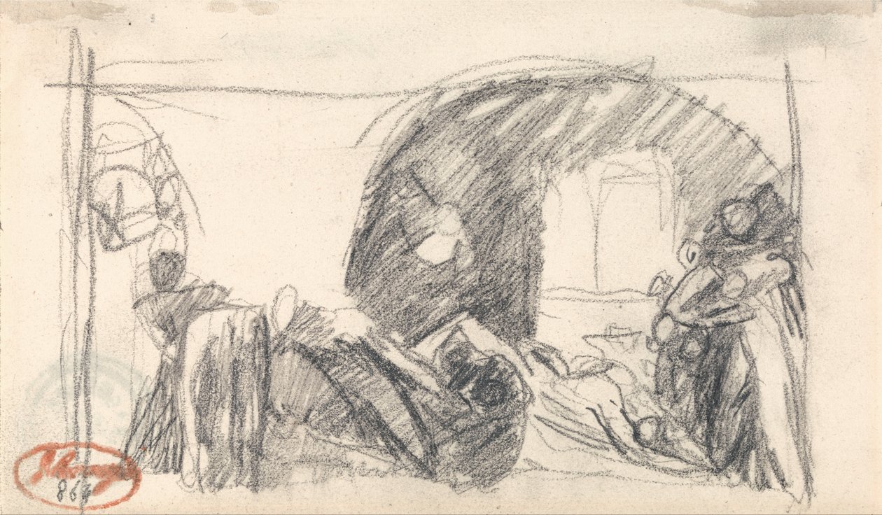 Escena de prisión de George Romney