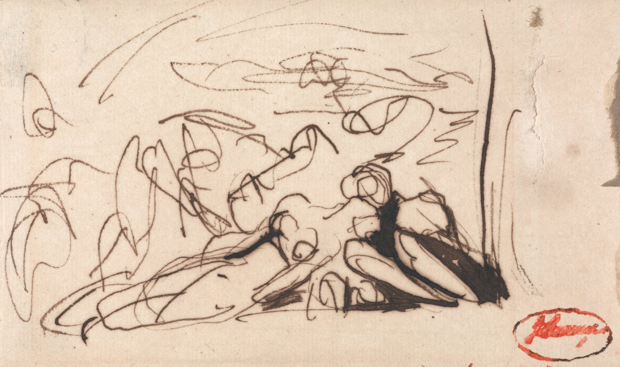 Escena de prisión de George Romney