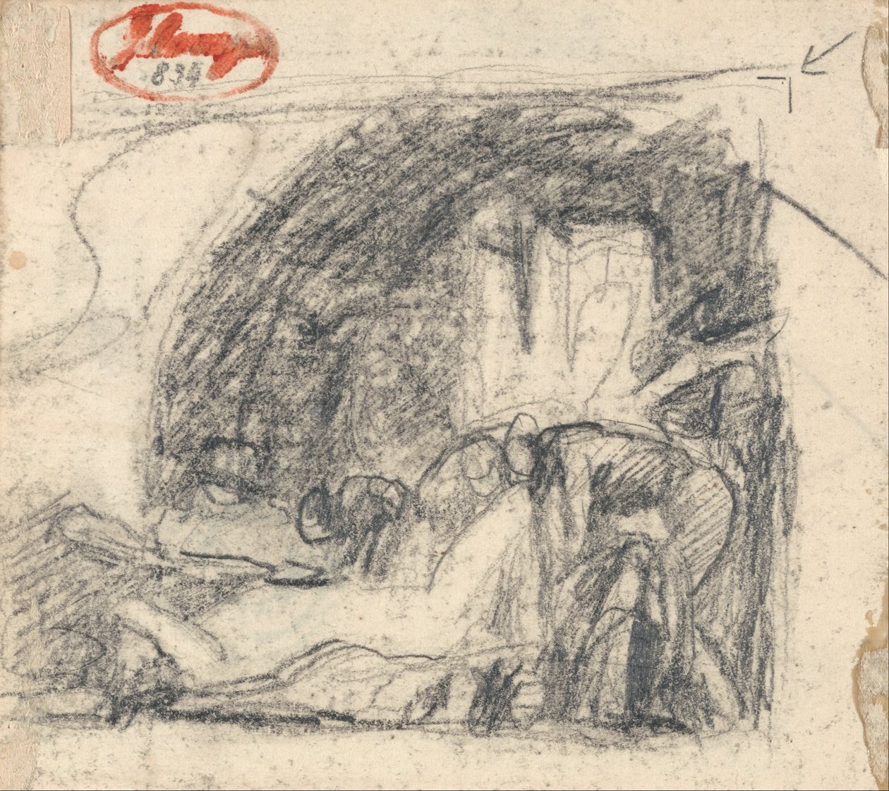 Escena de prisión de George Romney
