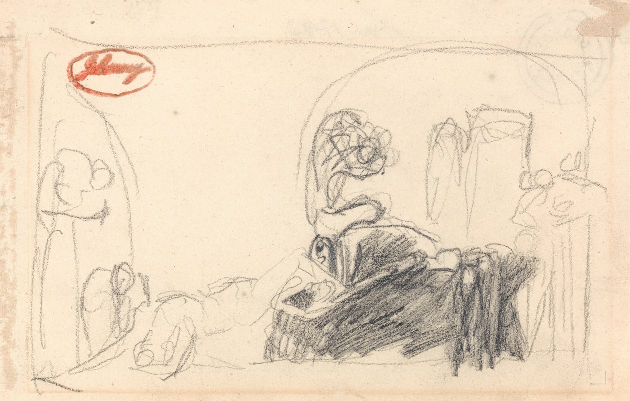 Escena de prisión de George Romney