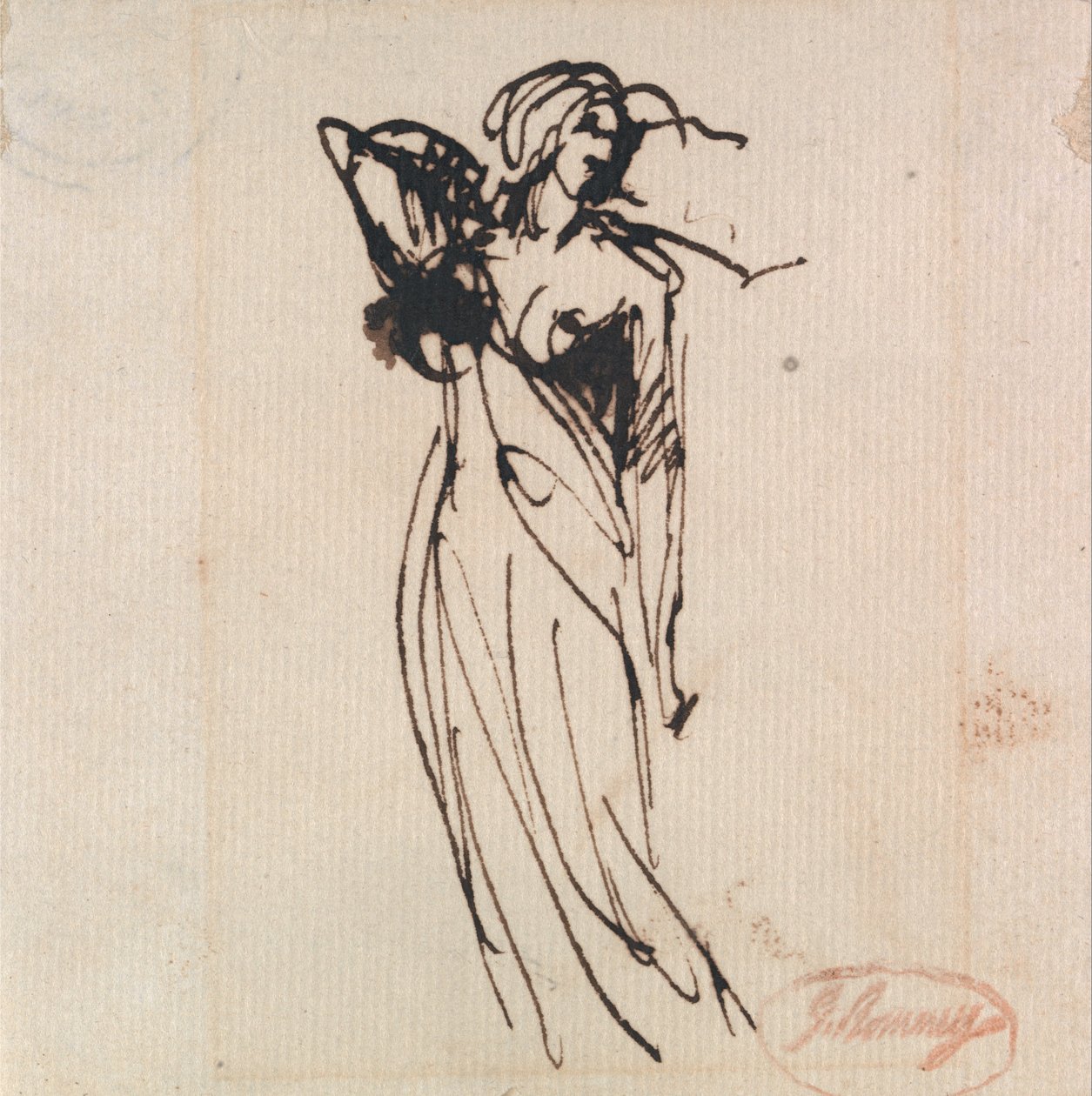 Figura femenina de pie de George Romney