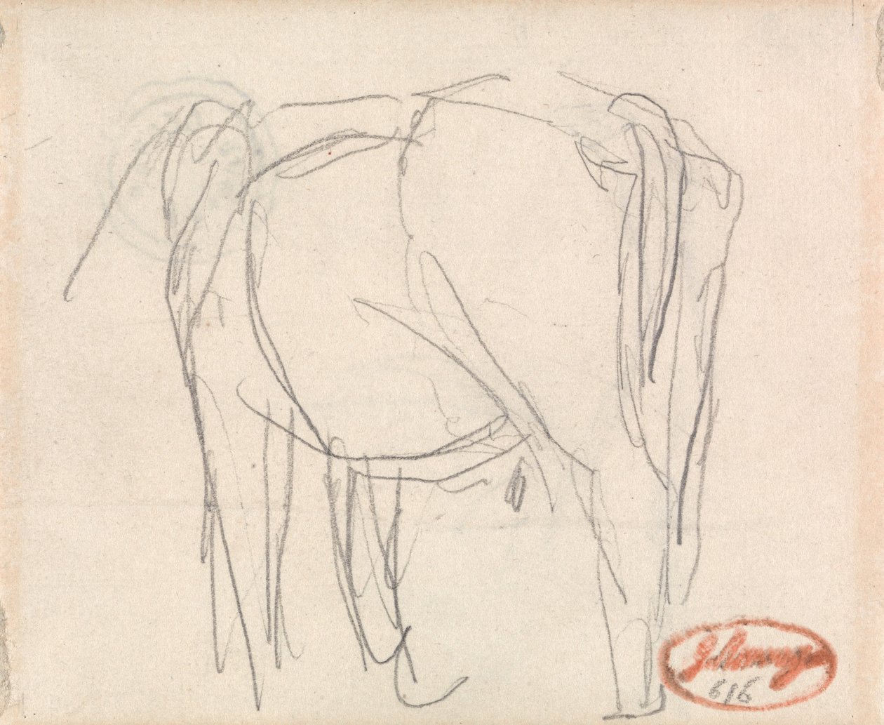 Estudio de un animal de George Romney