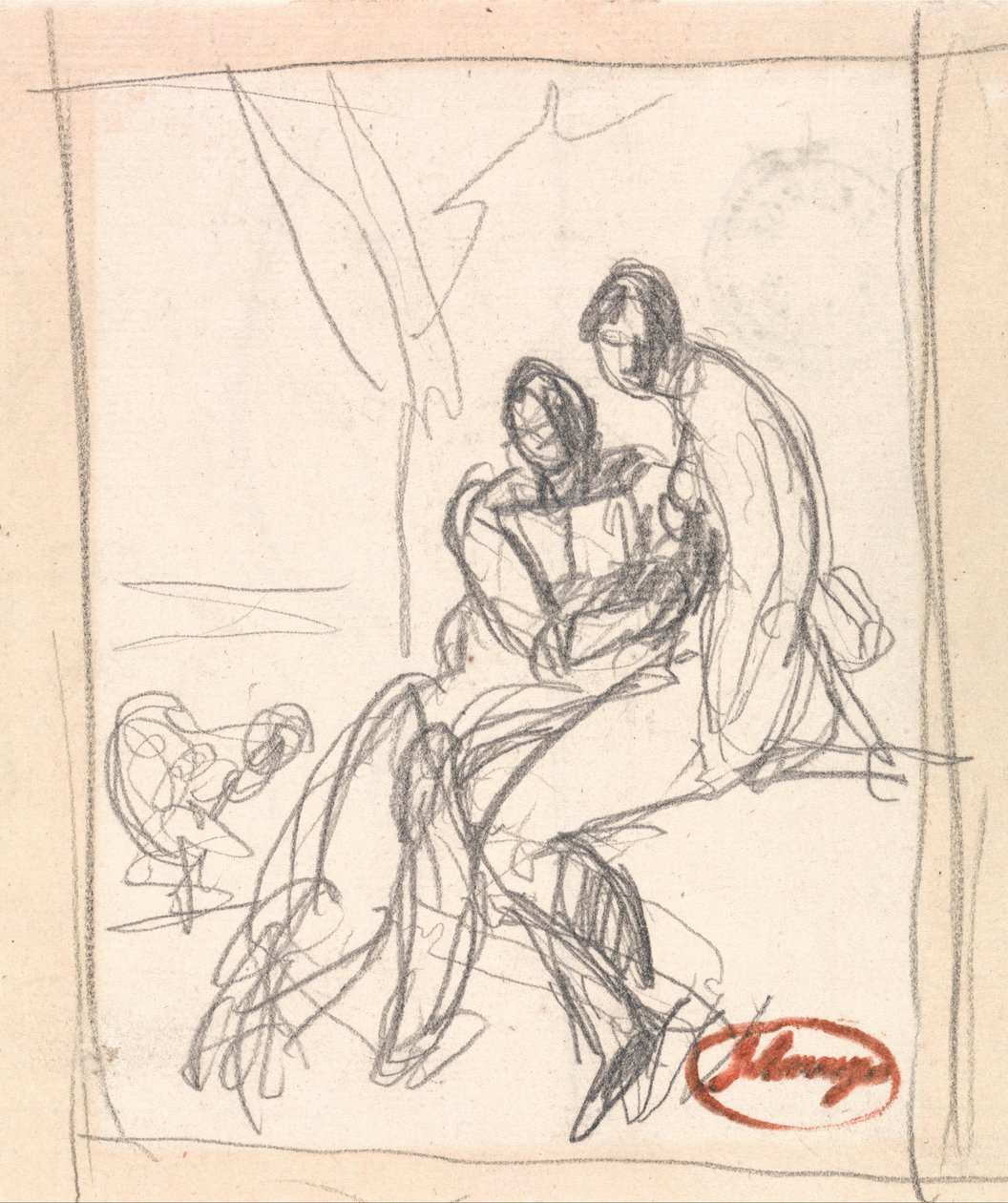Dos amantes de George Romney