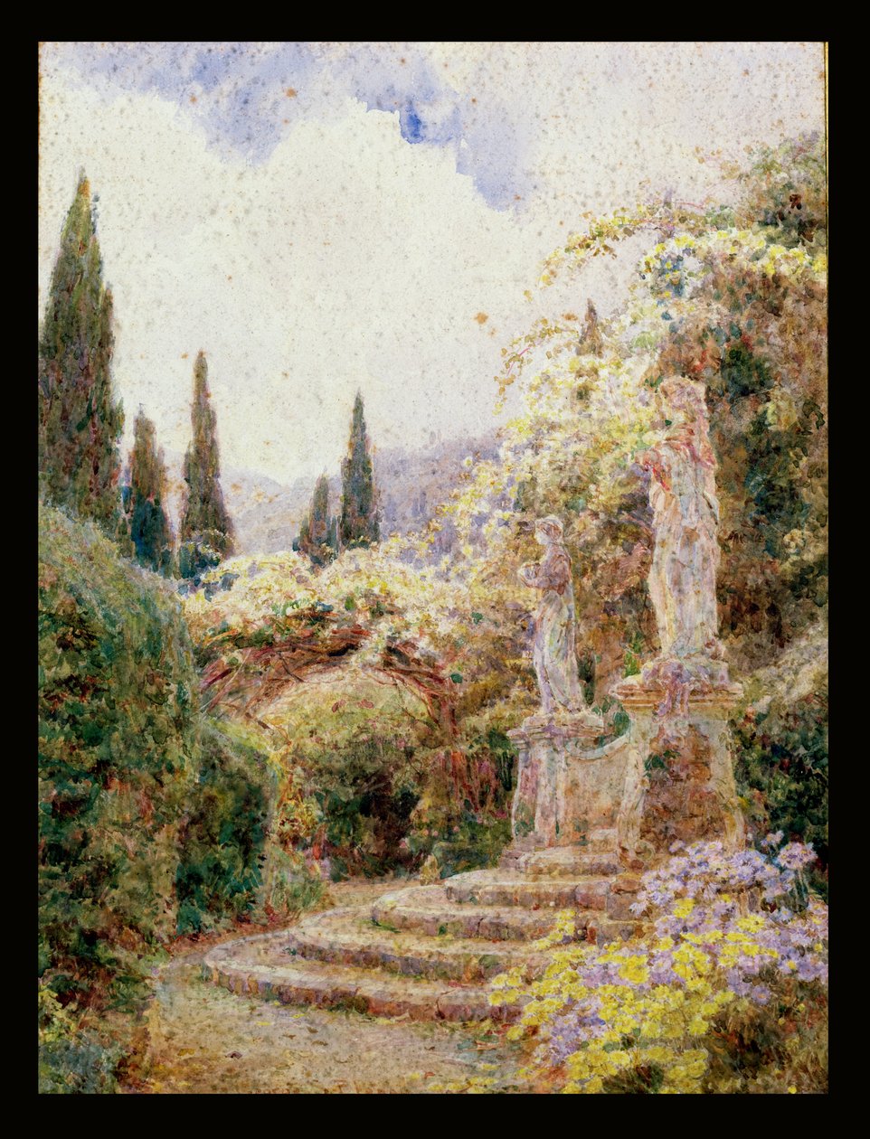 Flora y Pomona, Villa Arson, Niza de George Samuel Elgood