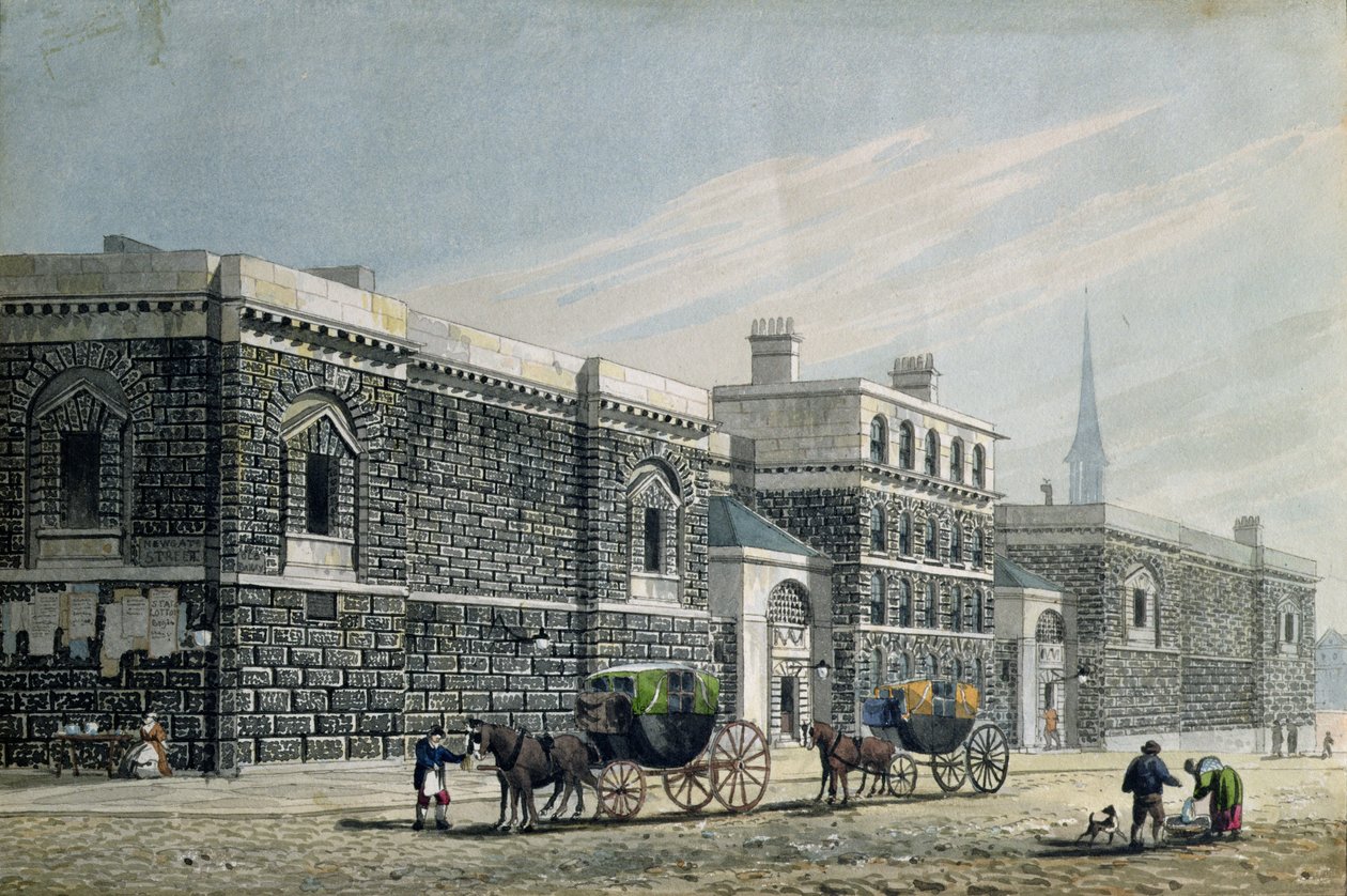 Vista Oeste de Newgate de George Shepherd