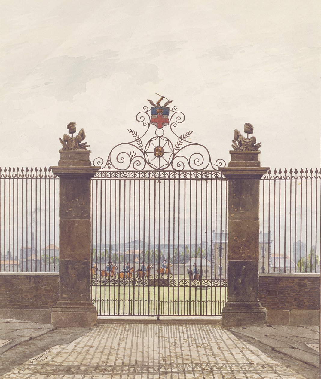 Escena de Londres, 1815 de George Shepherd