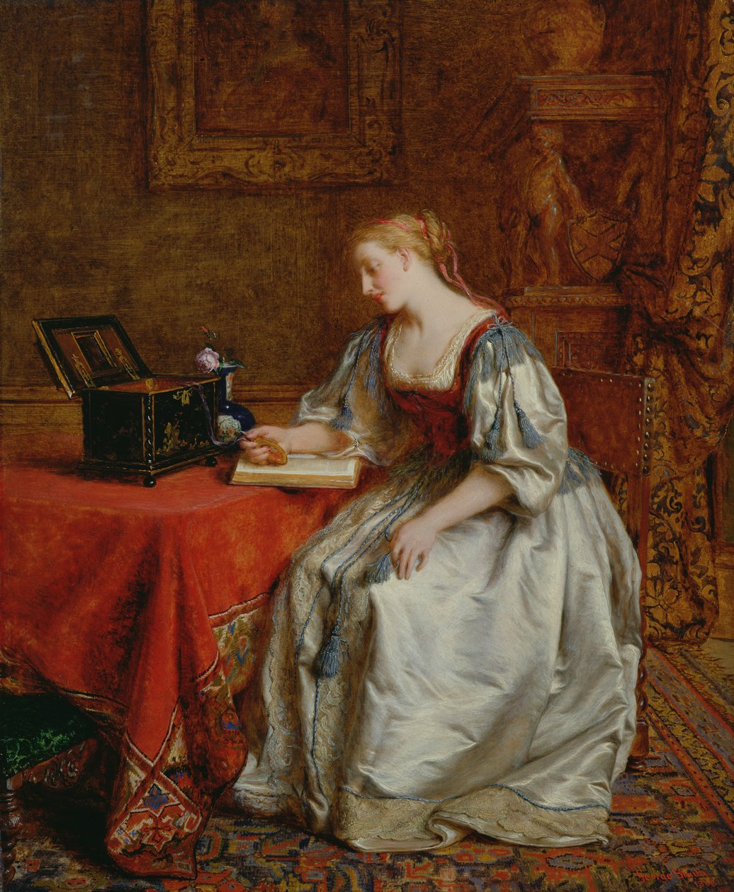 Soñando con su amante, 1868 de George Smith