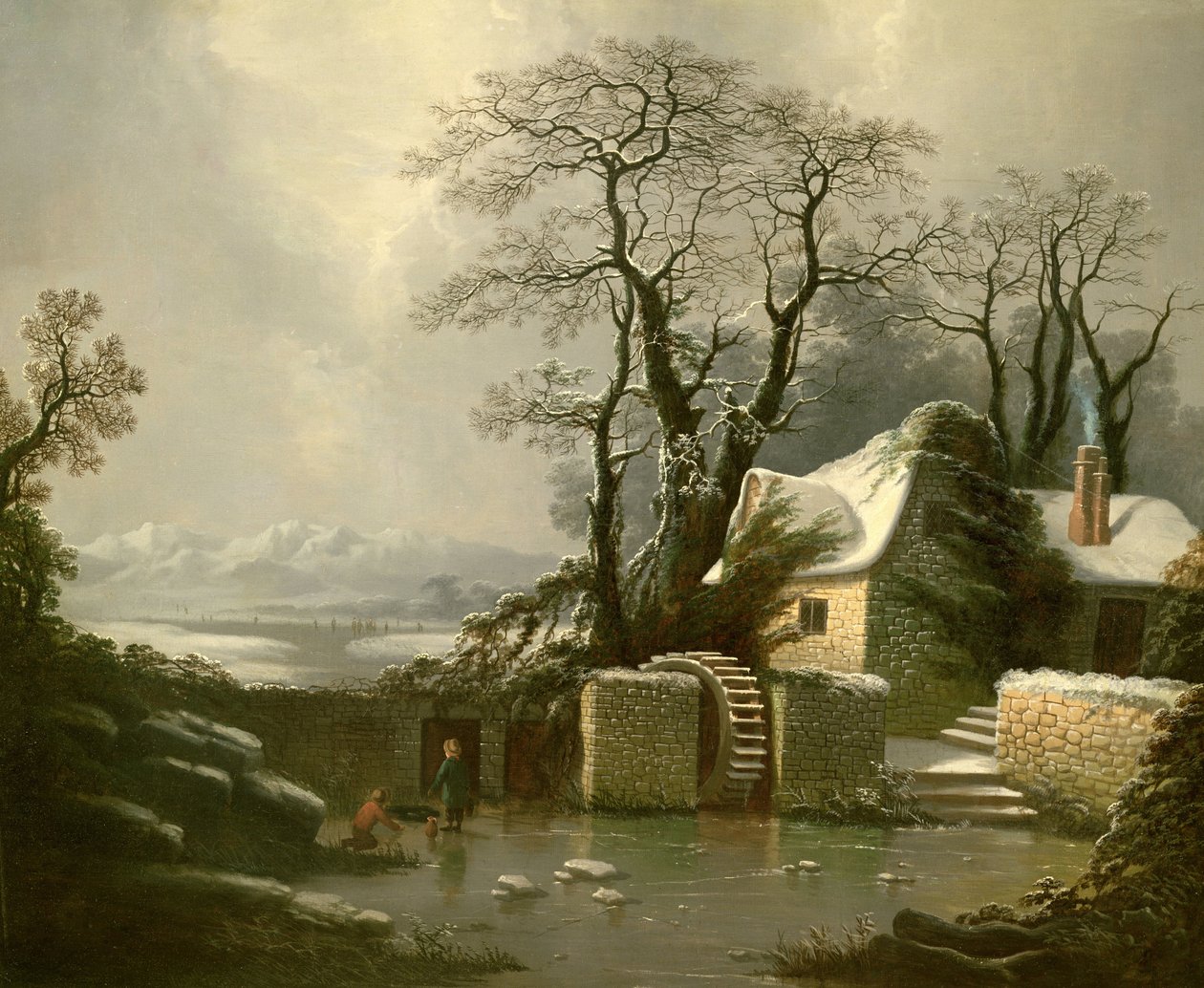 La carrera del molino congelado de George Smith