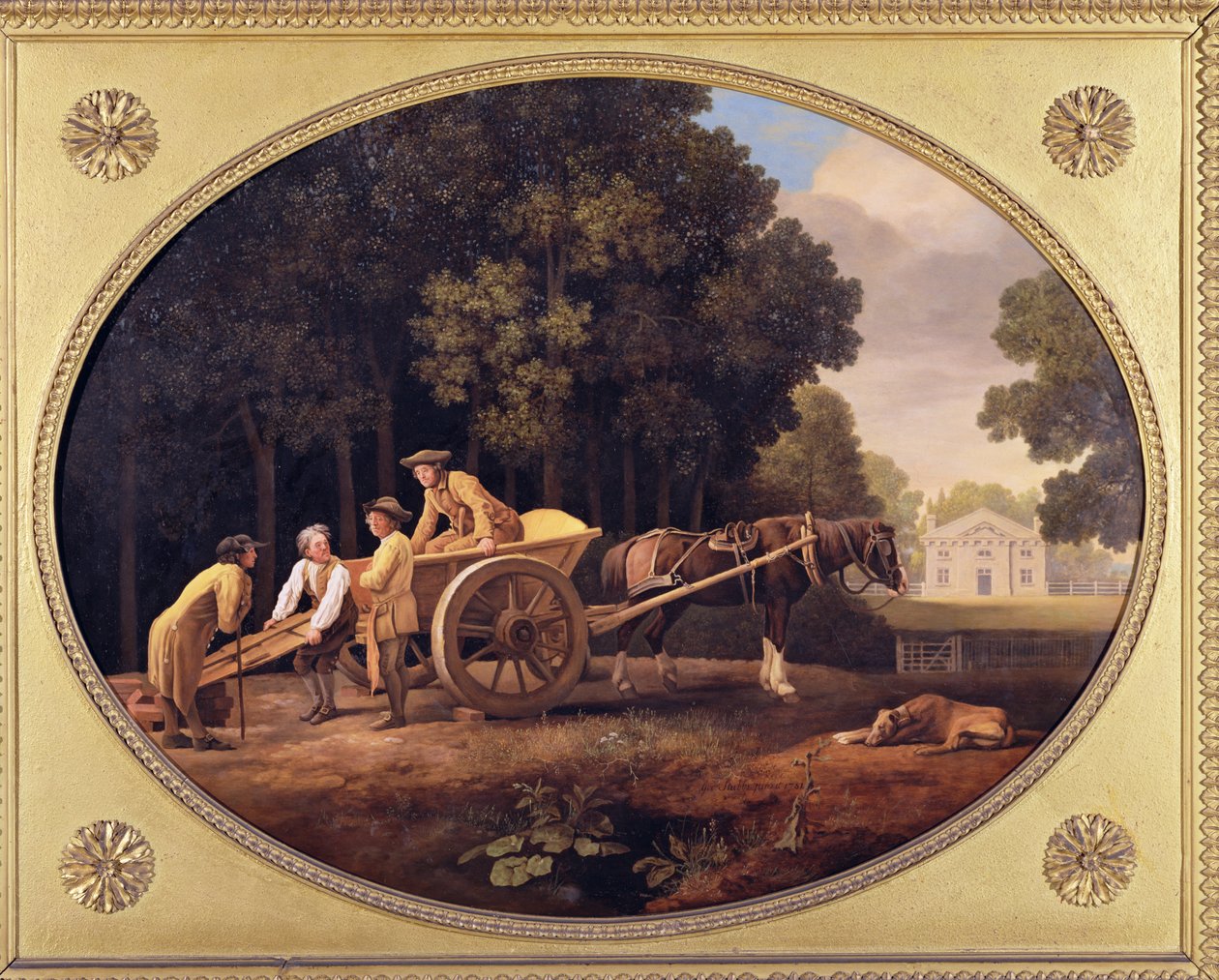 Trabajadores, 1781 de George Stubbs