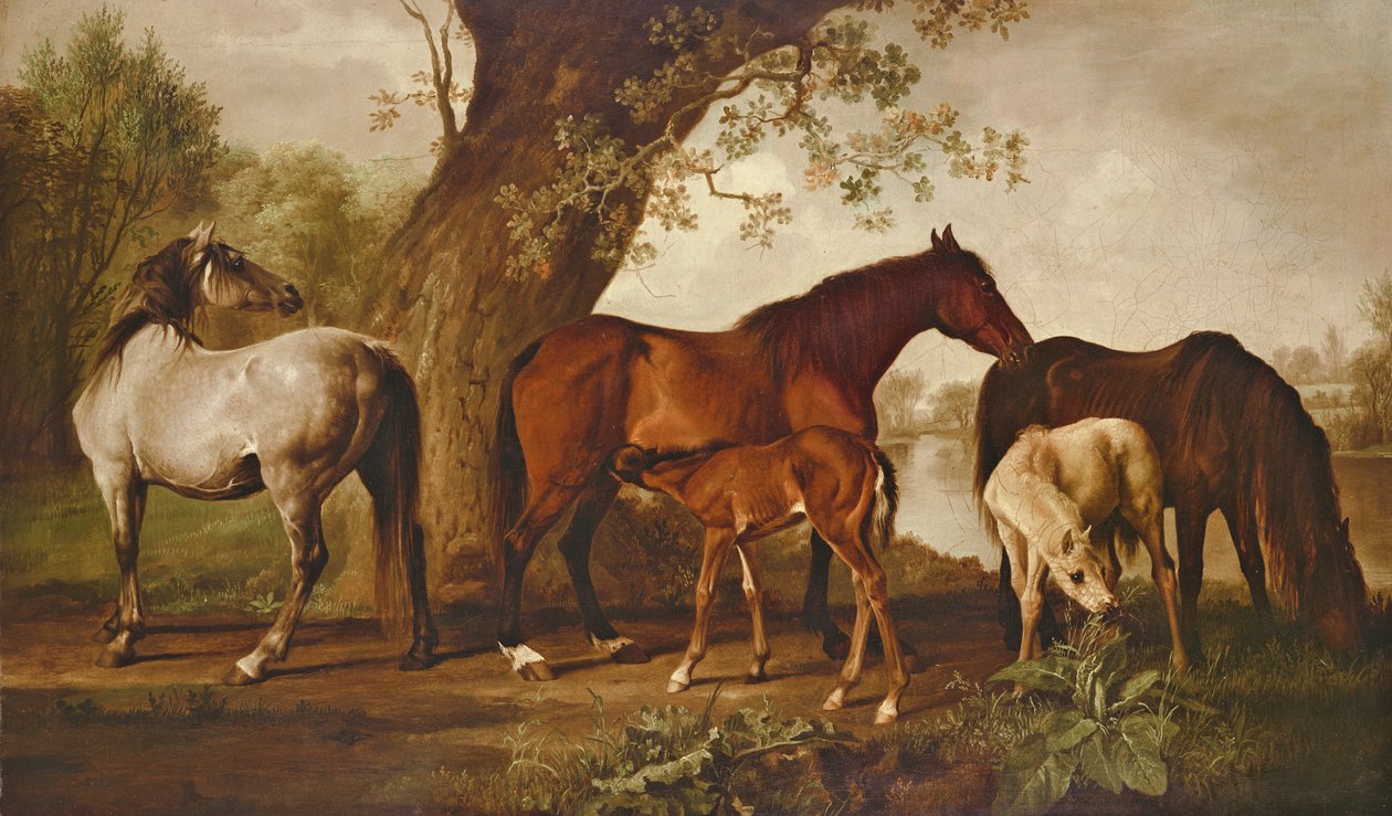 Yegua y potros de George Stubbs