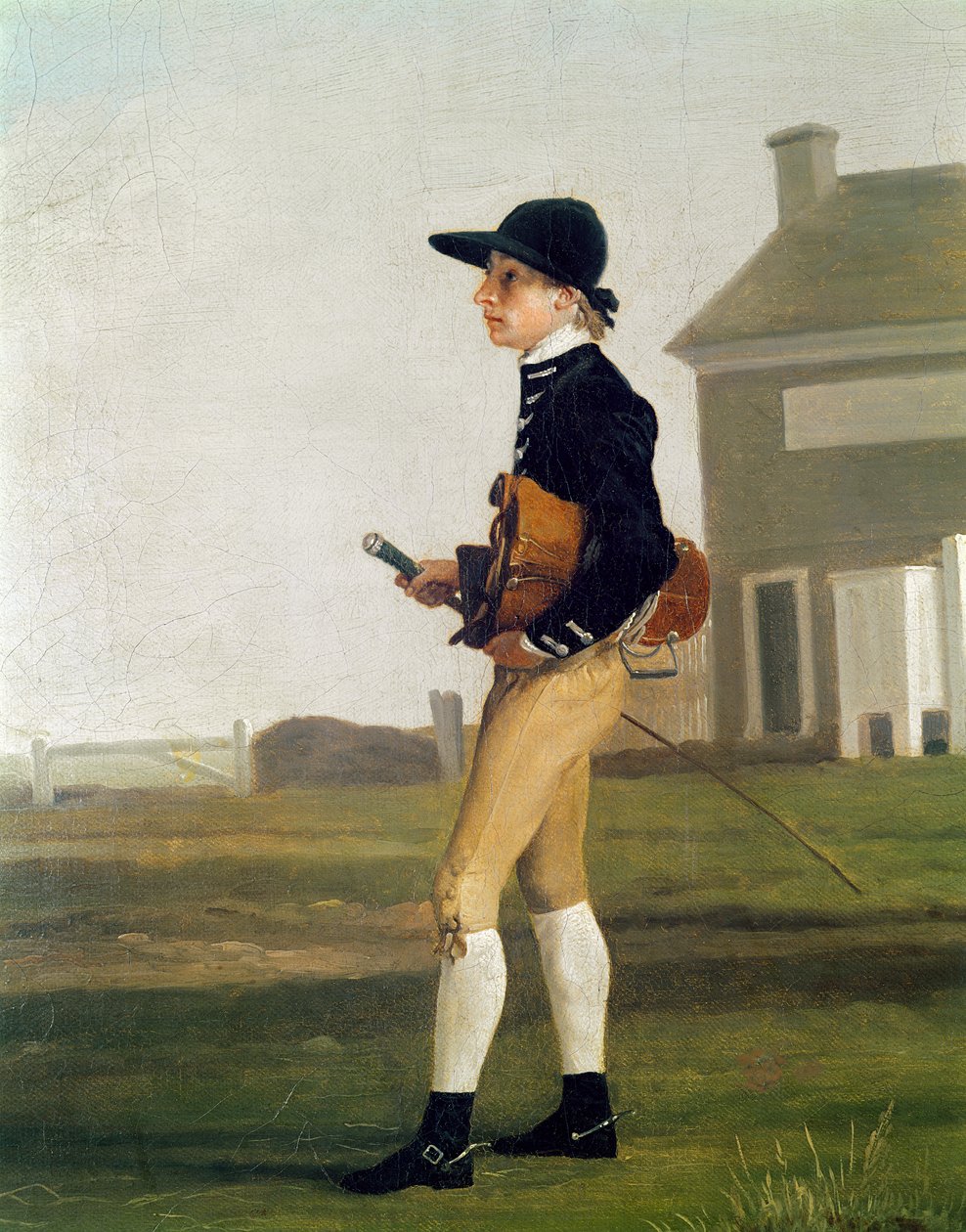 Retrato de un joven jockey de George Stubbs