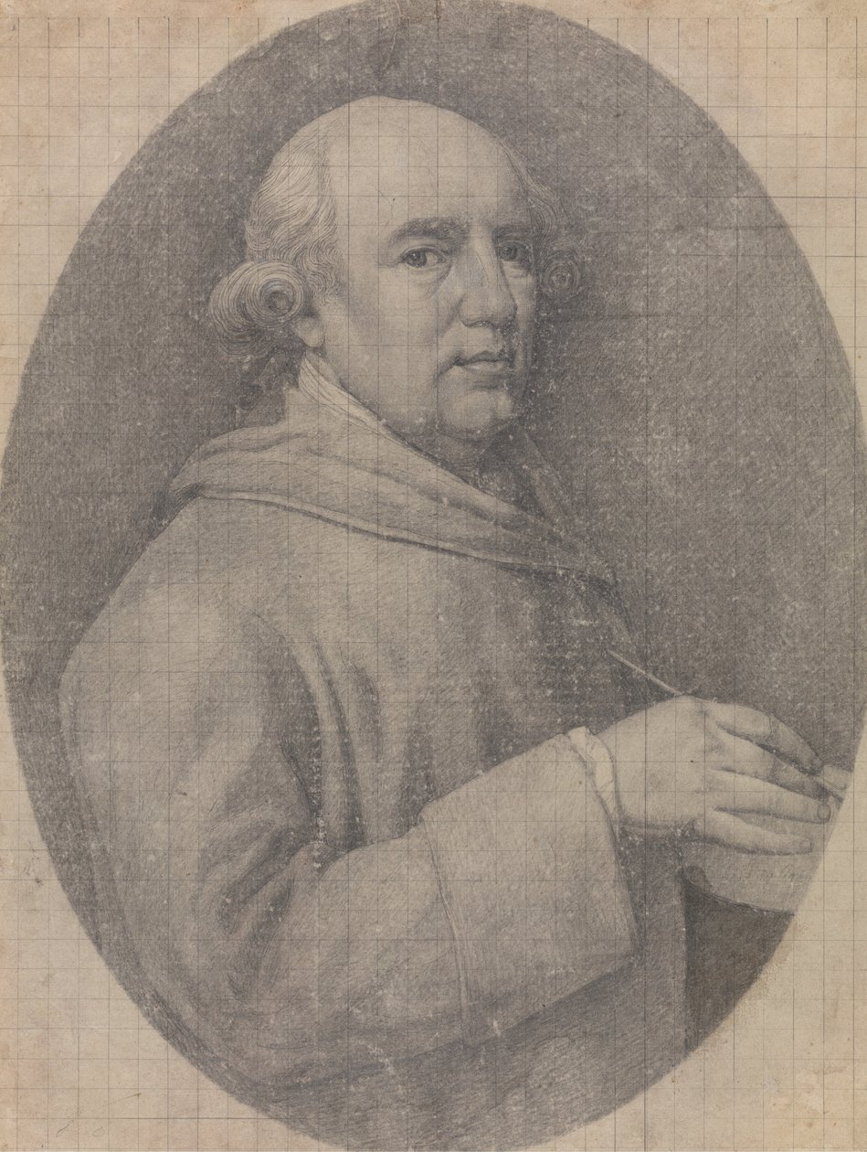 Estudio para el autorretrato en esmalte de George Stubbs