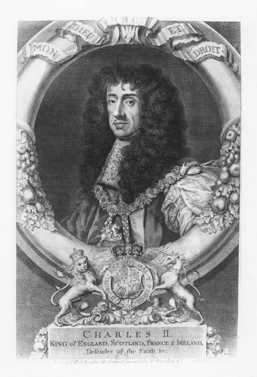 Carlos II, Rey de Inglaterra de George Vertue