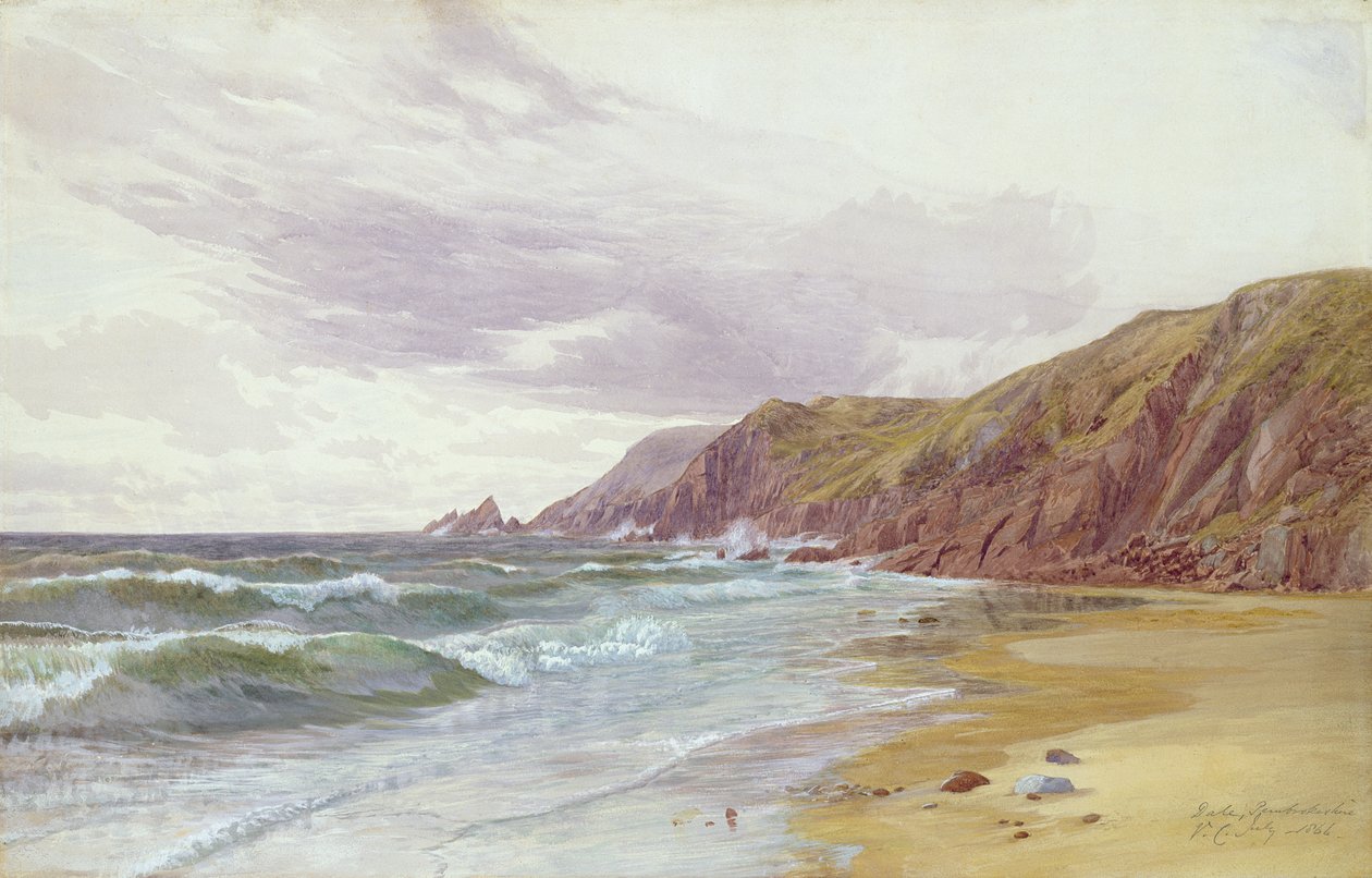 Dale, Pembrokeshire, julio de 1866 de George Vicat Cole