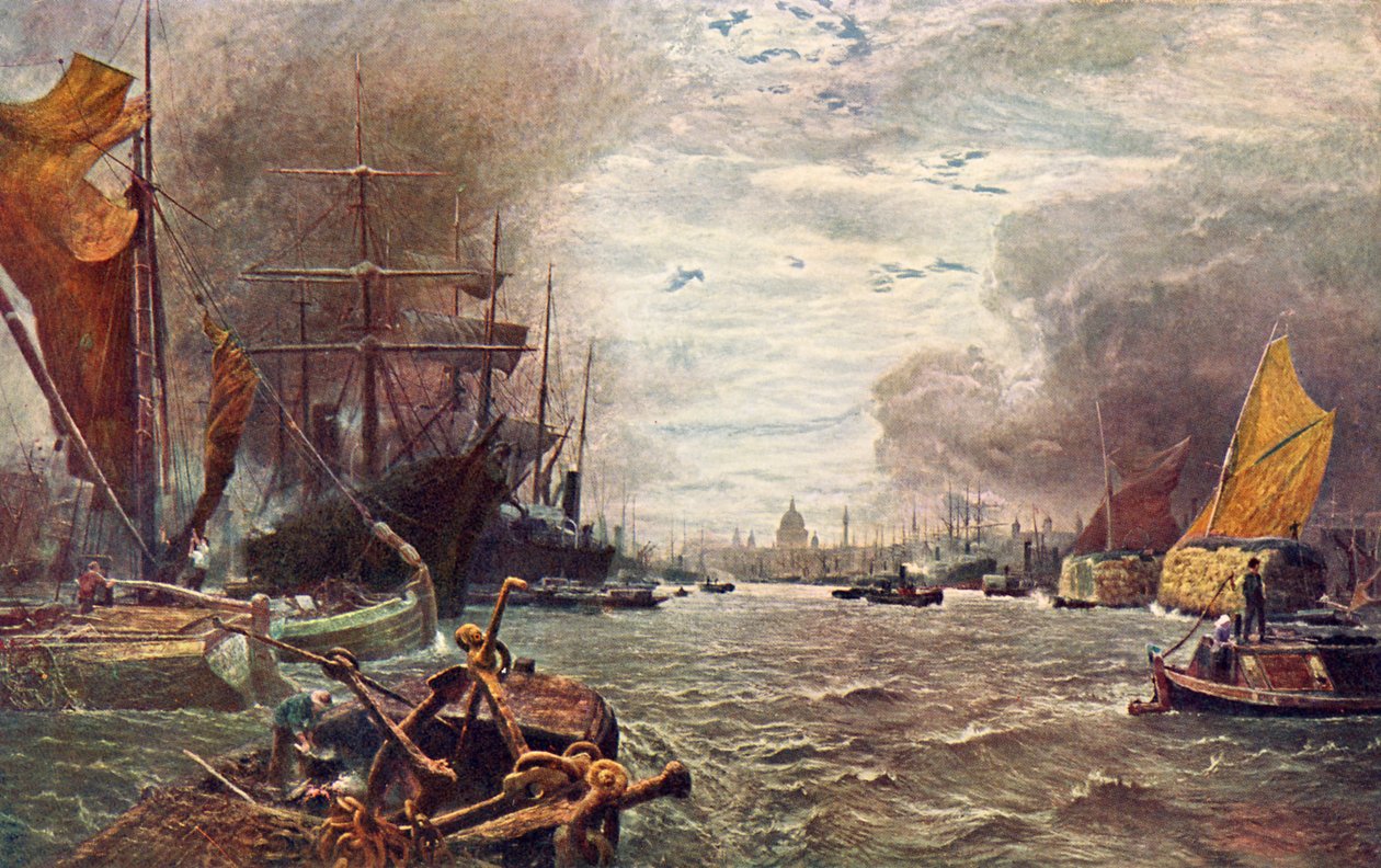 El estanque de Londres de George Vicat Cole