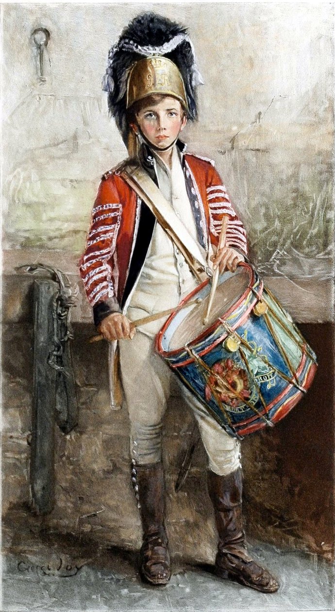 Un tambor inglés de George William Joy